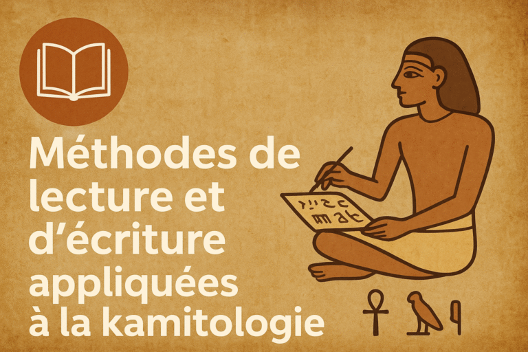 IKCAD/BESA/SEMESTRE1 (KMT6006): Méthodes de lecture et d’écriture appliquées à la kamitologie